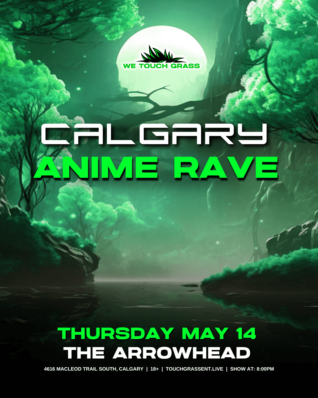 WeTouchGrass presents: Calgary Anime Rave