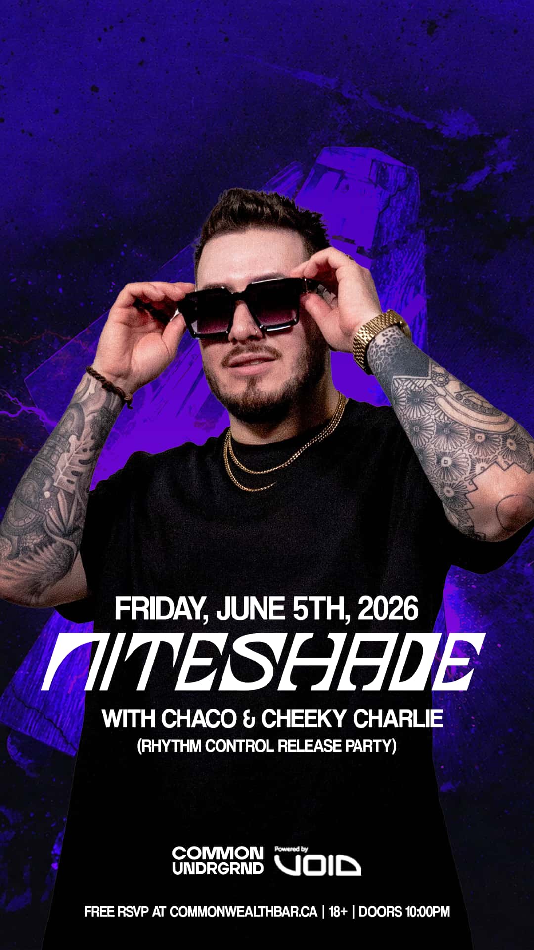Niteshade — Rhythm Control Release Party