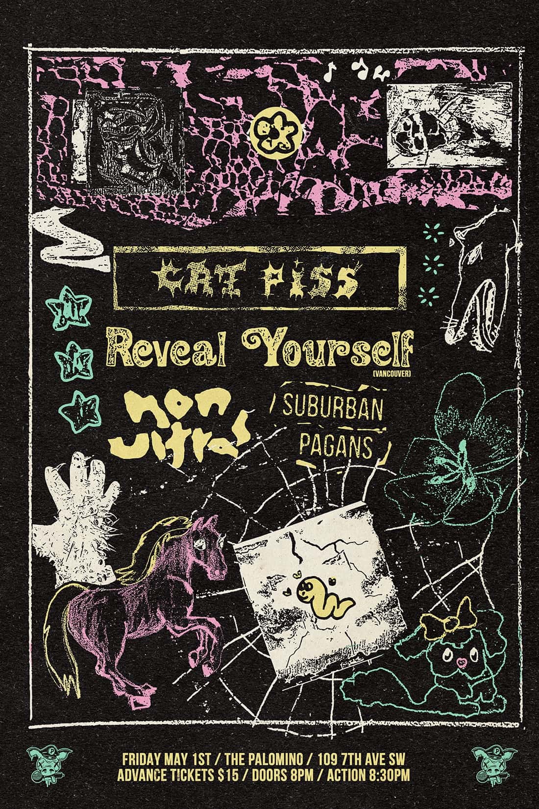 Cat Piss, Reveal Yourself, Non Ultras and Suburban Pagans