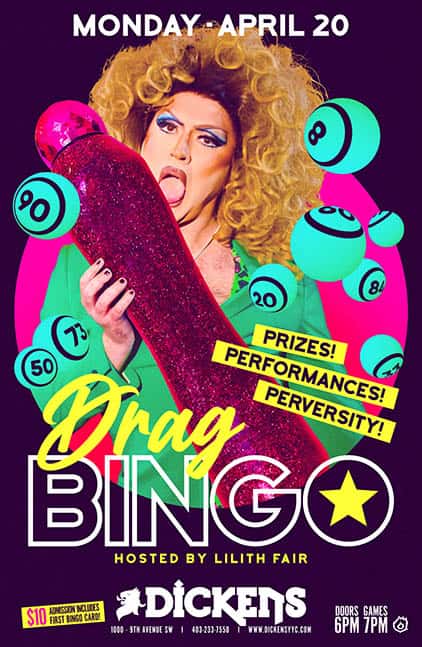 Drag Bingo at Dickens