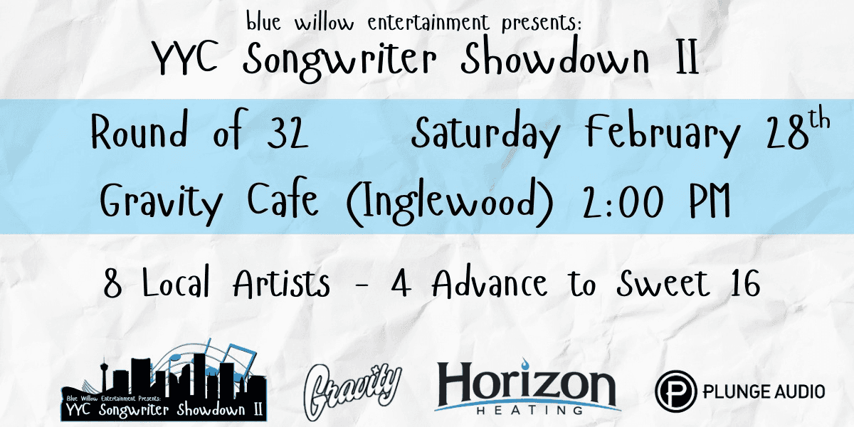 YYC Songwriter Showdown II – Round 1