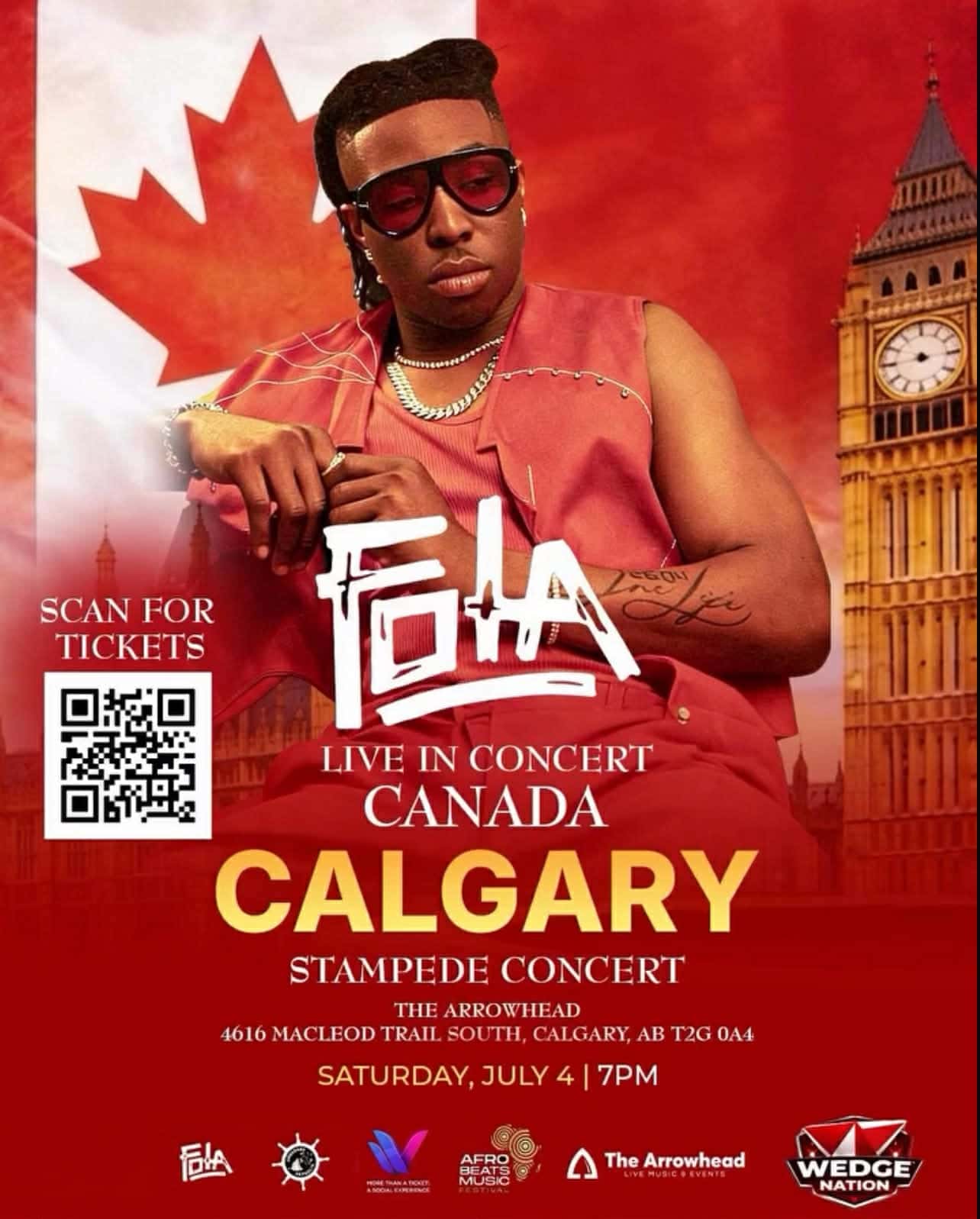 Fola Live in Calgary