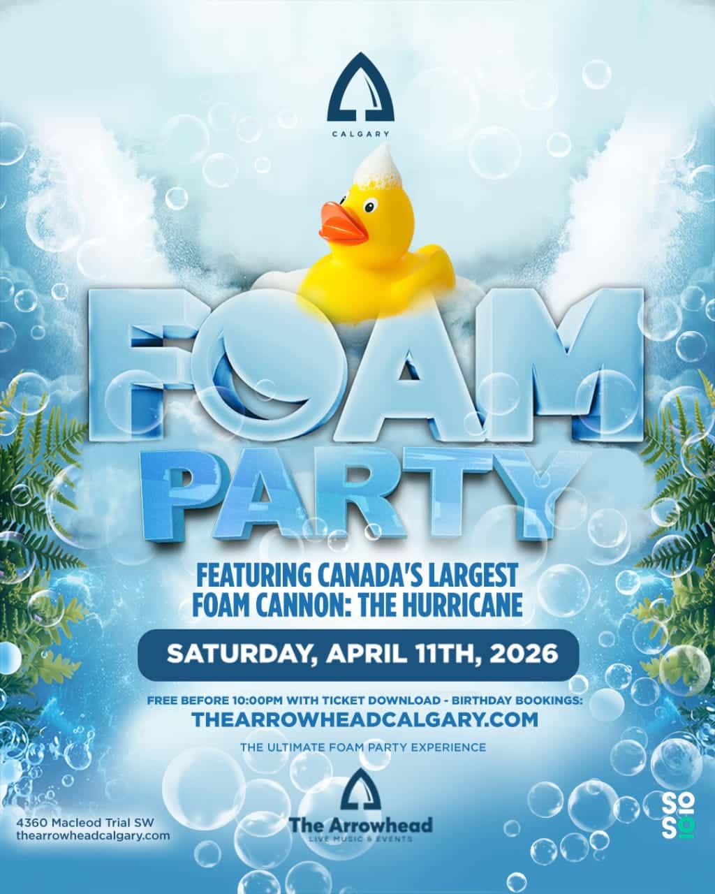 Foam Party at The Arrowhead