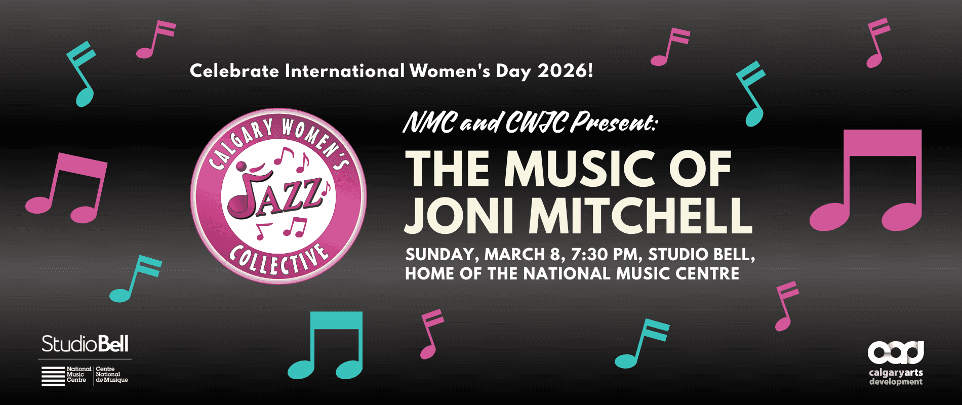 The Music of Joni Mitchell — Calgary Women's Jazz Collective
