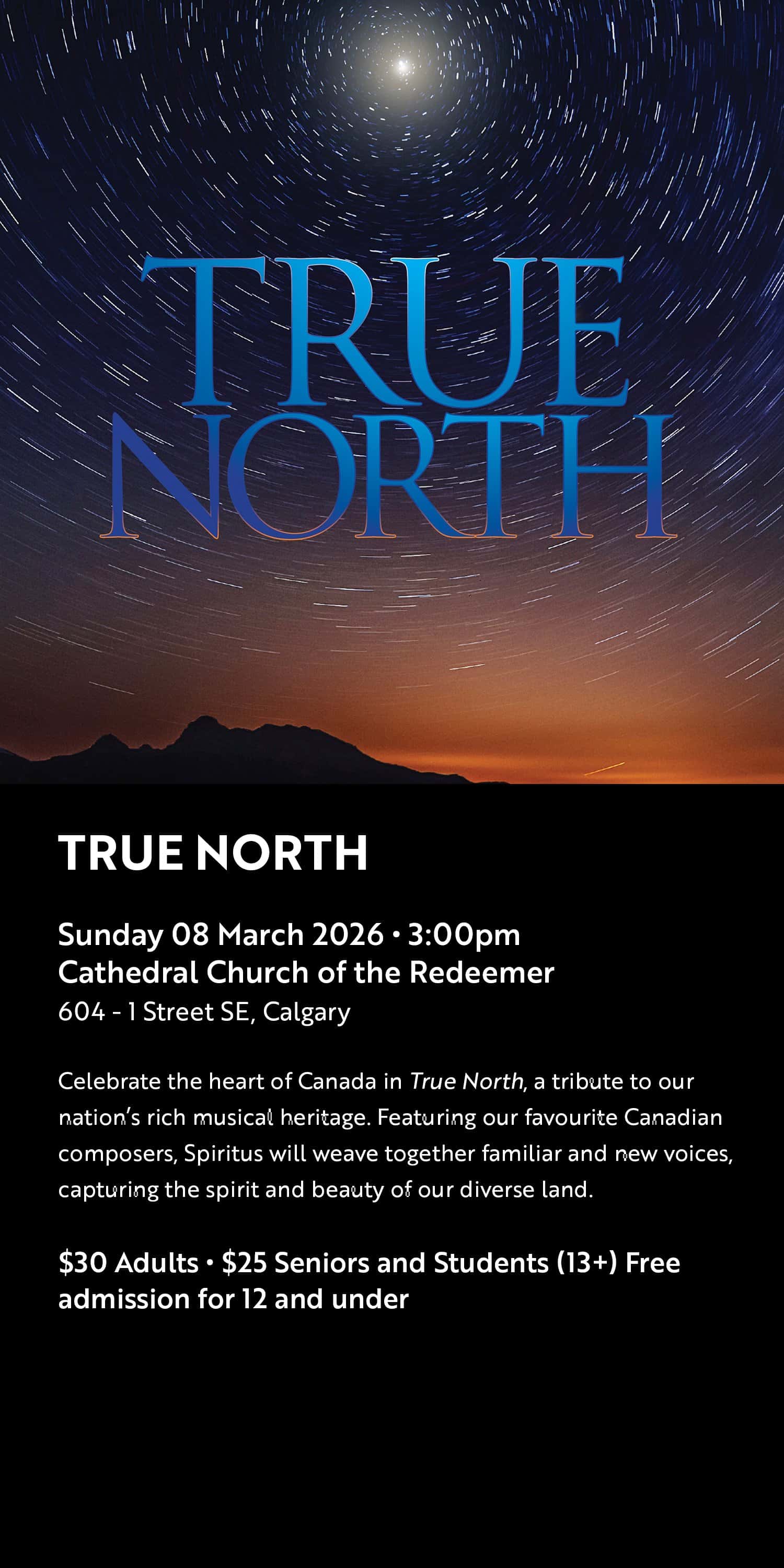 True North — Spiritus Chamber Choir