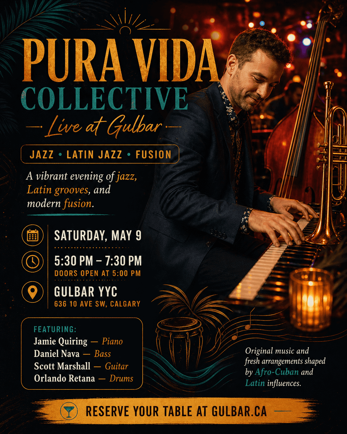 Latin Jazz & Fusion from Pura Vida Collective