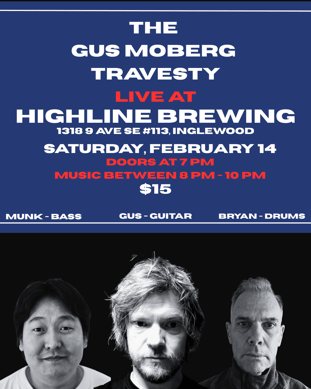 Live at HLB! The Gus Moberg Travesty