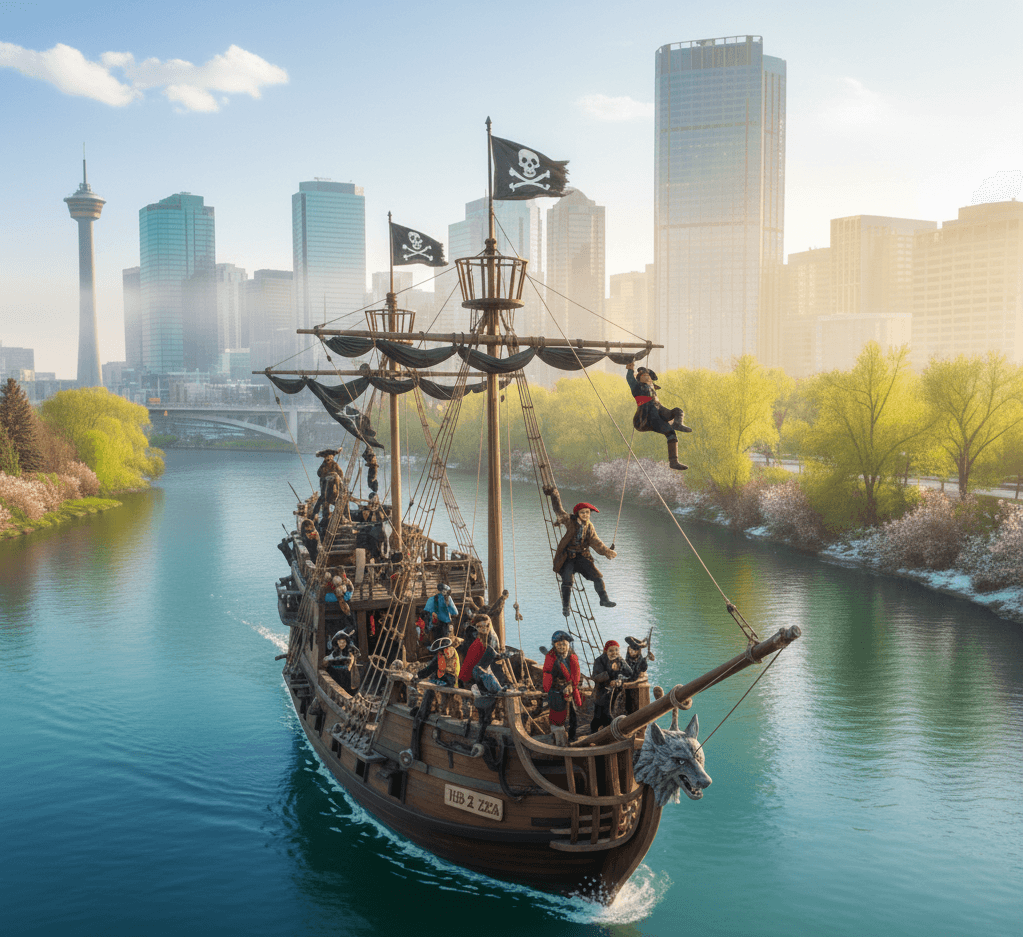 Pirates of the Bow River